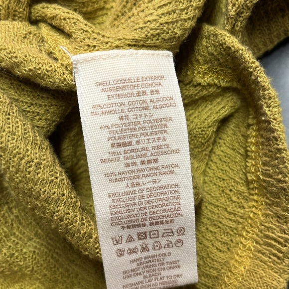 Free People Mustard Blouse with Embroidered Accents - Picture 16 of 16